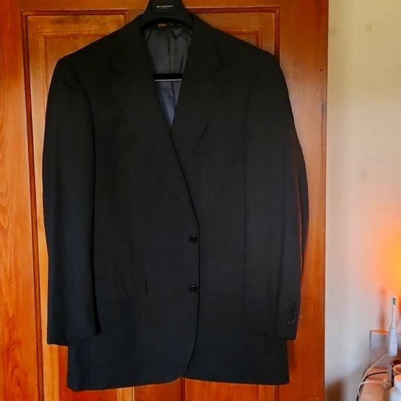 Brooks Brothers Custom-Tailored Neiman's 100% Wool Textured Blazer/Suit Jacket - Picture 2 of 3
